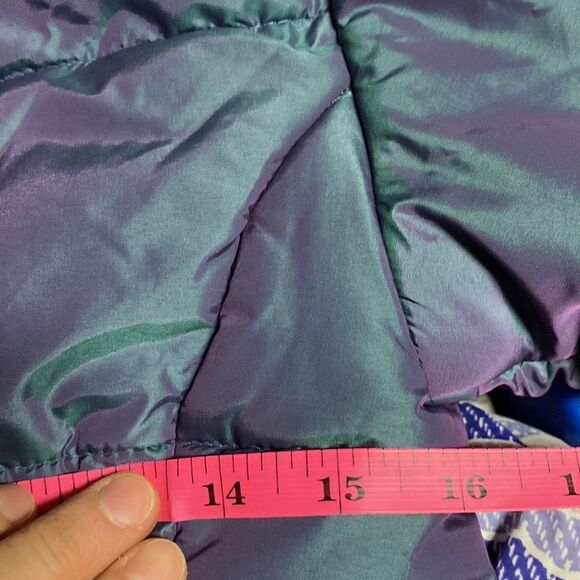 All in motion gray packable hood chunky puffer jacket winter coat nylon 7/8 - Picture 13 of 13